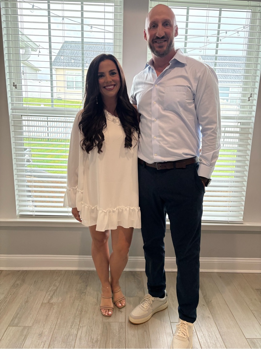 Show Me Your MuMu White One-Shoulder Ruffle Tunic